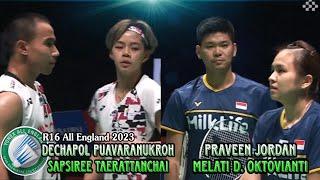 Praveen Jordan/Melati D. Oktovianti vs D. Puavaranukroh/S. Taerattanchai at All England 2023