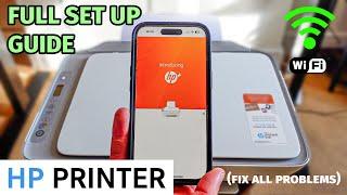 Solve HP Printer Set Up Issues: Full Setup Guide + Print Over WIFI via iPhone Tutorial