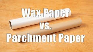 Wax vs Parchment Paper  (Home Cooking 101) DiTuro Productions