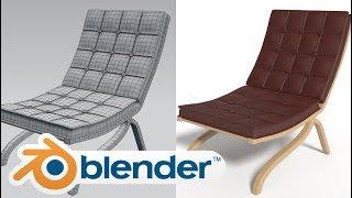 Blender Chair Tutorial. Full HD