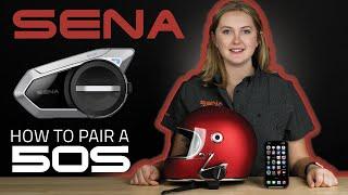 Sena 50S | Phone Pairing | Motorcycle Comms