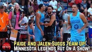 Paige Bueckers And Jalen Suggs TEAM UP vs Tyus Jones At TC Pro Am!