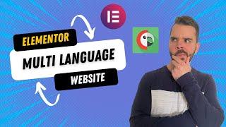 Elementor Multi Language website - Using Polylang and Elementor