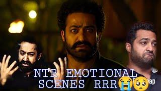 Jr NTR Emotional scenesin RRR movie| sad WhatsApp status Telugu | crying scenes#rrr #emotional