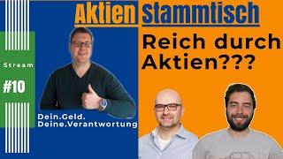 Reich durch Aktien??? - Aktien Stammtisch mit Patricks Finanzen & Mein Finanzmarathon