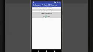 android json parsing use jsonobject gson from url example