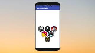 Make a custom Hexagon ImageView in Android