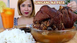 CRISPY SINIGANG NA PATA | CRISPY SINIGANG | MUKBANG PHILIPPINES 