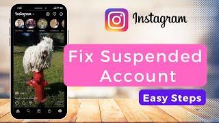 How to Fix Suspended Instagram Account !