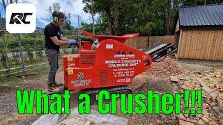 Crush your waste on site with a mobile crushing machine recycling at its best