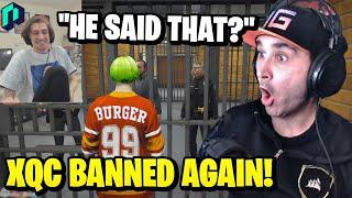 Summit1g Reacts to xQc BANNED ON NOPIXEL AGAIN! | GTA 5 RP