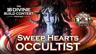 Sweep Hearts Occultist (Melee Occultist!) | 10 DIVINE BUILD CONTEST | PoE 3.21