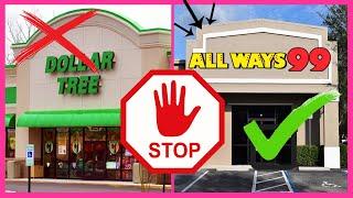 DON'T shop ONLY at Dollar Tree - Check ALWAYS 99 Stores for Unbelievable prices!