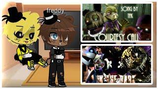 • Fnaf 1 reacciona a courtesy call y into the dark pedido por suscriptores (subs ingles )