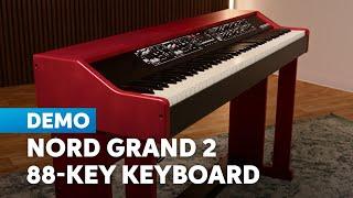 Nord Grand 2 88-key Stage Keyboard Demo with Jacob Dupre