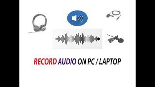  How to Record Audio on PC or Laptop