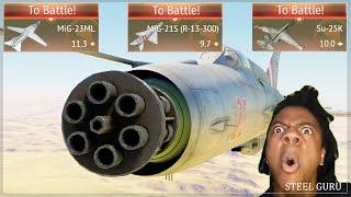 My LOOOOOONGEST GRIND for the MiG-29SMT [Using Su-25K, MiG-23ML, MiG-21S ] Absolute MADNESS!