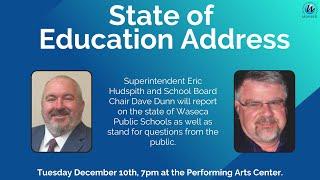 Waseca 2024 State of Education Address