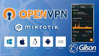 OPENVPN no Mikrotik (testando no Windows e Android) VPN com App p/ Mac, iPhone, Linux, e ChromeOS