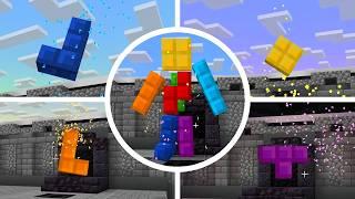 Minecraft x Tetris DLC | ALL Bosses
