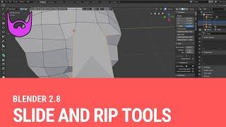 Edge and Vertex Slide & Ripping [Blender 2.8]