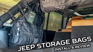 SUPAREE Jeep STORAGE BAGS - Install and Review