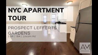 NYC Apartment Tour- 2BR Apartment on Lincoln Road, Prospect Lefferts Gardens, Brooklyn