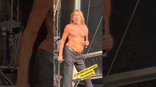  Red Hot Chili Peppers Support Act Iggy Pop Front Of Stage 06/26/2023 Mannheim live concert music