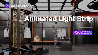 How to Render an Animated LED Light Strip | Rendering Tips