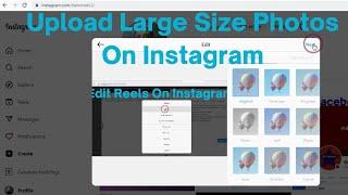 How To Upload Large Size Photos (Images) On Instagram (2023)