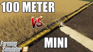 +100 METER HEADER vs RC MINI HARVESTER !!! Crazy Farming Simulator 2019