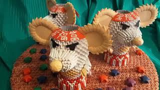 Модульное оригами, крыса (описание)/ Modular origami,rat (description)                 V46