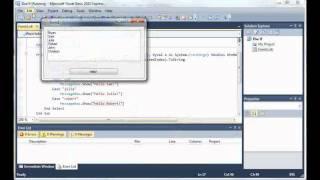 Visual Basic 2010 Tutorial 7 - Select Case Statement