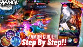 AAMON GUIDE SOLO RANK VS HERO INI 100% STEP BY STEP & BEST BUILD AND EMBLEM - Mobile Legends