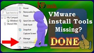 VMware Install Tools Missing issue resolved.