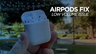 Fix Quiet Airpods Low Volume Issue