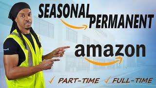 Go from Seasonal to Permanent @ Amazon Warehouse