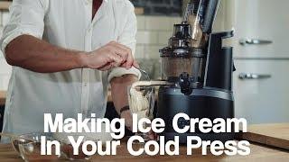 How To Make Ice Cream in your Juice Master Cold Press Juicer!