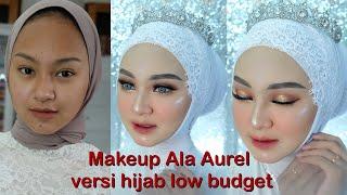 Wedding hijab ala aurel | asli cantik banget !!