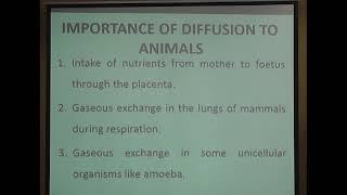 BIOLOGY -  Diffusion