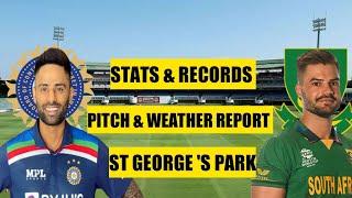 IND vs SA 2nd T20 Pitch Report || St George's Park Gqeberha Pitch Report || Gqeberha Pitch Report