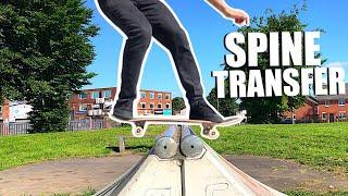 Learning to Spine Transfer on a Skateboard