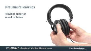 ATH-M30x Overview | Professional Monitor Headphones