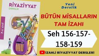 7ci sinif Riyaziyyat seh 156-157-158-159 Xetti funksiya (butun misallarin tam izahi)