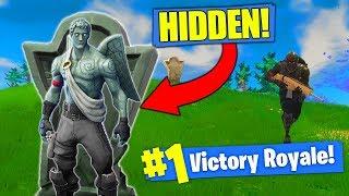 THE INVISIBLE GARGOYLE STRATEGY In Fortnite Battle Royale!