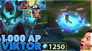 DEATH SWORN VIKTOR SKIN! | I BREAK EVERYTHING | 1000 AP VIKTOR - BunnyFuFuu