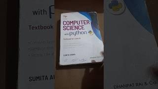 COMPUTER SCIENCE BOOK for class 11 (SUMITA ARORA) | process in computer science with python|#jee