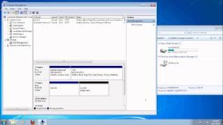 Using your Disk management Tools in Win7/Vista