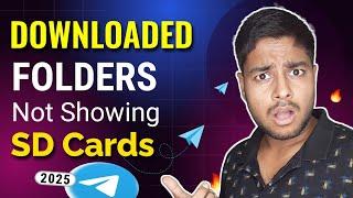 Telegram files not showing in sd card | Telegram video file location sd card