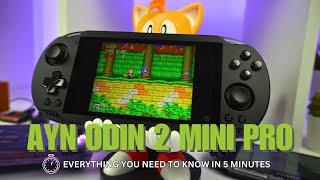 AYN Odin 2 Mini Pro Review - Android 13 gaming handheld with Qualcomm Snapdragon 8 Gen 2